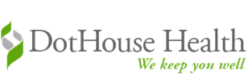Greem and grey logo