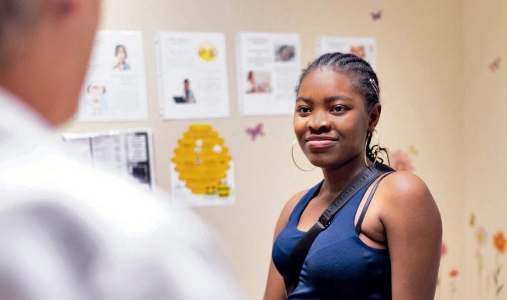 Doctor and child patient