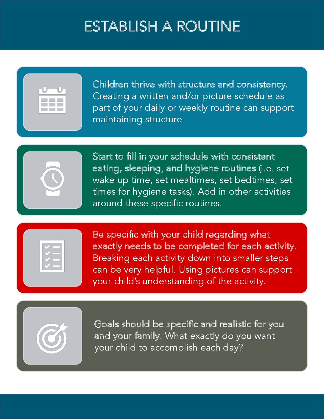 Autism Program Behavior Tip Sheets